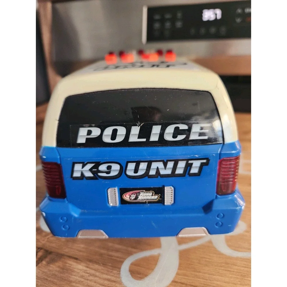 **WORKS Road Rippers Police K-9 Unit‎ SUV Motorized Lights Blue Car Toy State